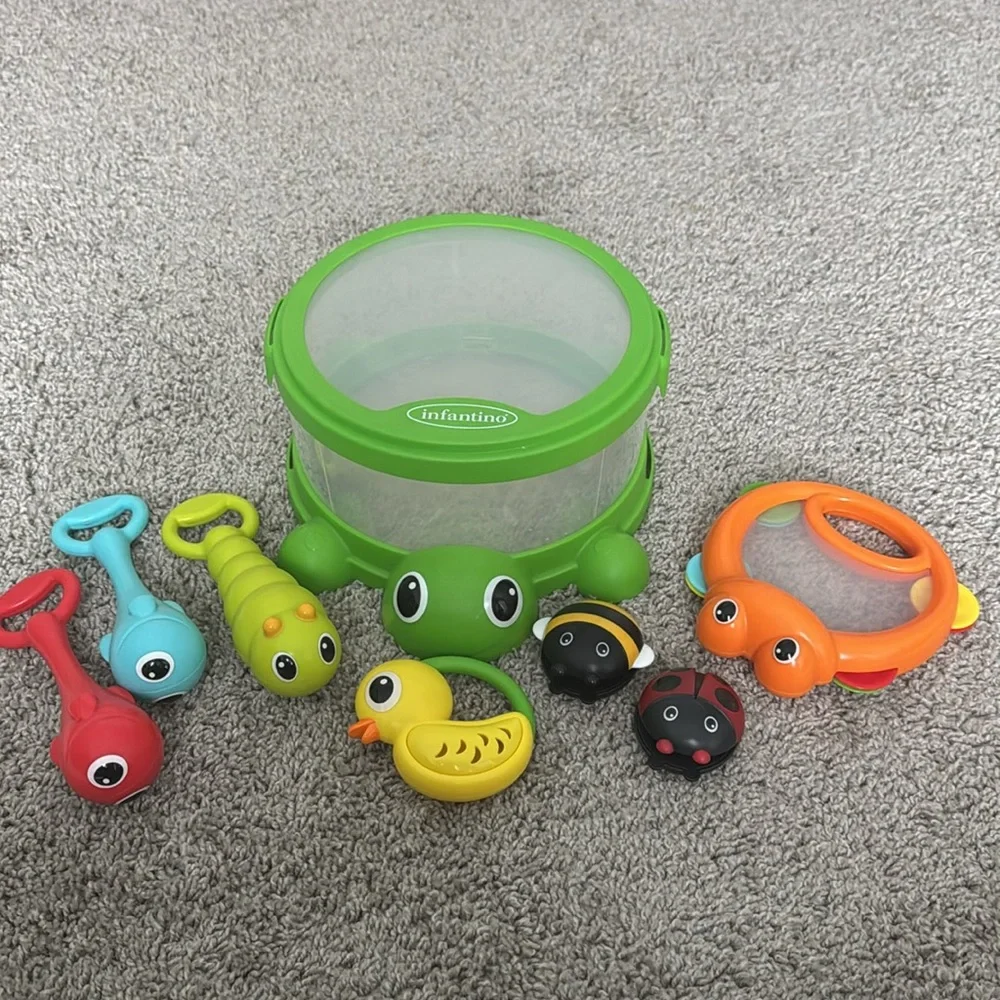 Infantino Baby Turtle Band Toy - Picture 9 of 10